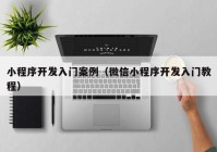 小程序开发入门案例（微信小程序开发入门教程）